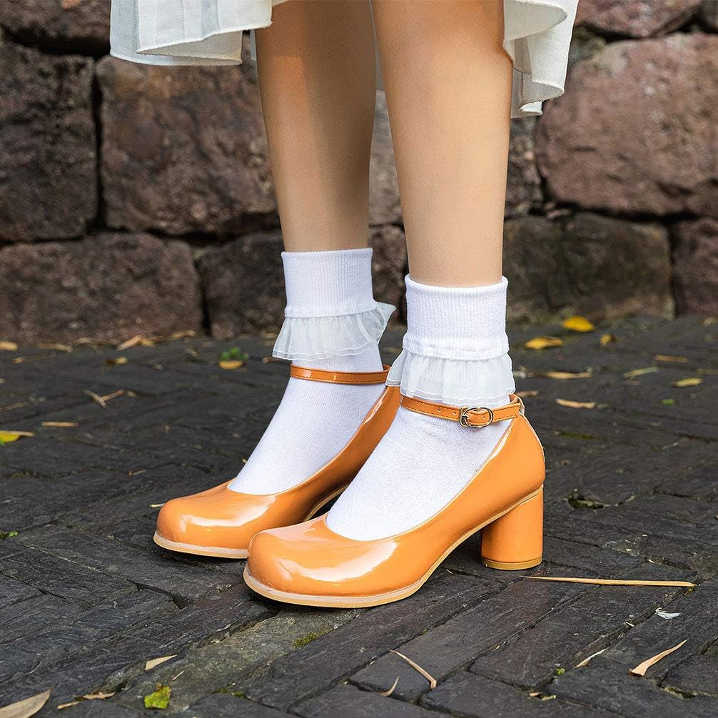 Women Ankle Socks, Women Lace Ruffle Frilly Ankle Socks Fashion Ladies Girl Princess