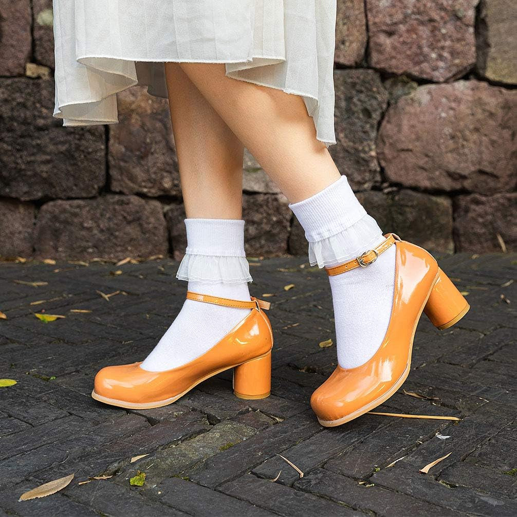Women Ankle Socks, Women Lace Ruffle Frilly Ankle Socks Fashion Ladies Girl Princess