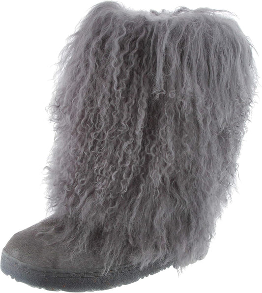 Women'S Boetis Multiple Colors | Women'S Boot Natural Fur | Women'S Slip on Boot | Comfortable Winter Boot